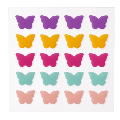 OEM Butterfly Pickel entfernen Patch Hydrokolloid Akne absorbierendes Abdeckpflaster 20 Punkte/Pflaster, steril und wasserdicht